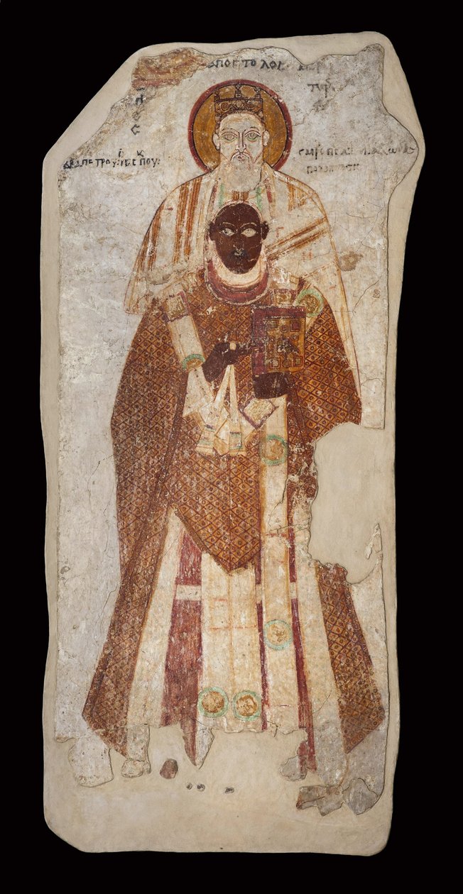 Bisschop Petros met Sint Pieter door Anonymous