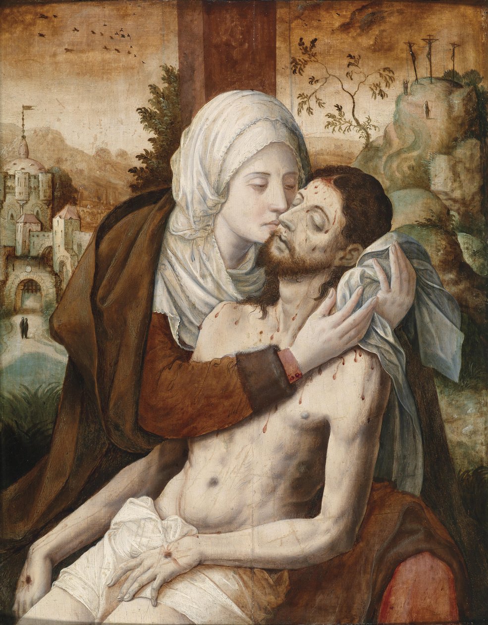 Rouw om Christus door Unknown