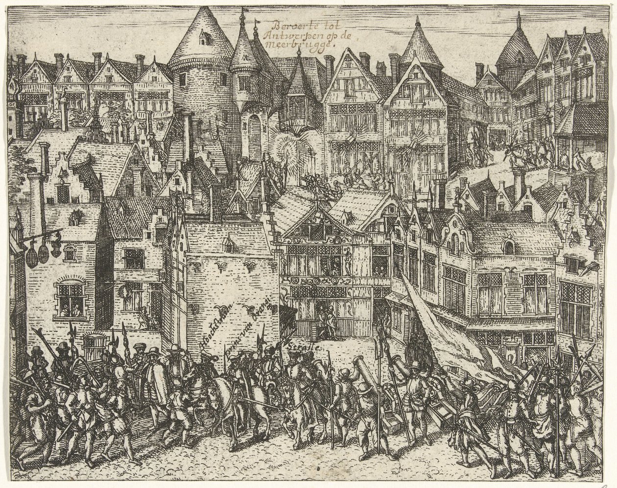 Calvinistisch oproer in Antwerpen bedwongen, 1567 door Anonymous