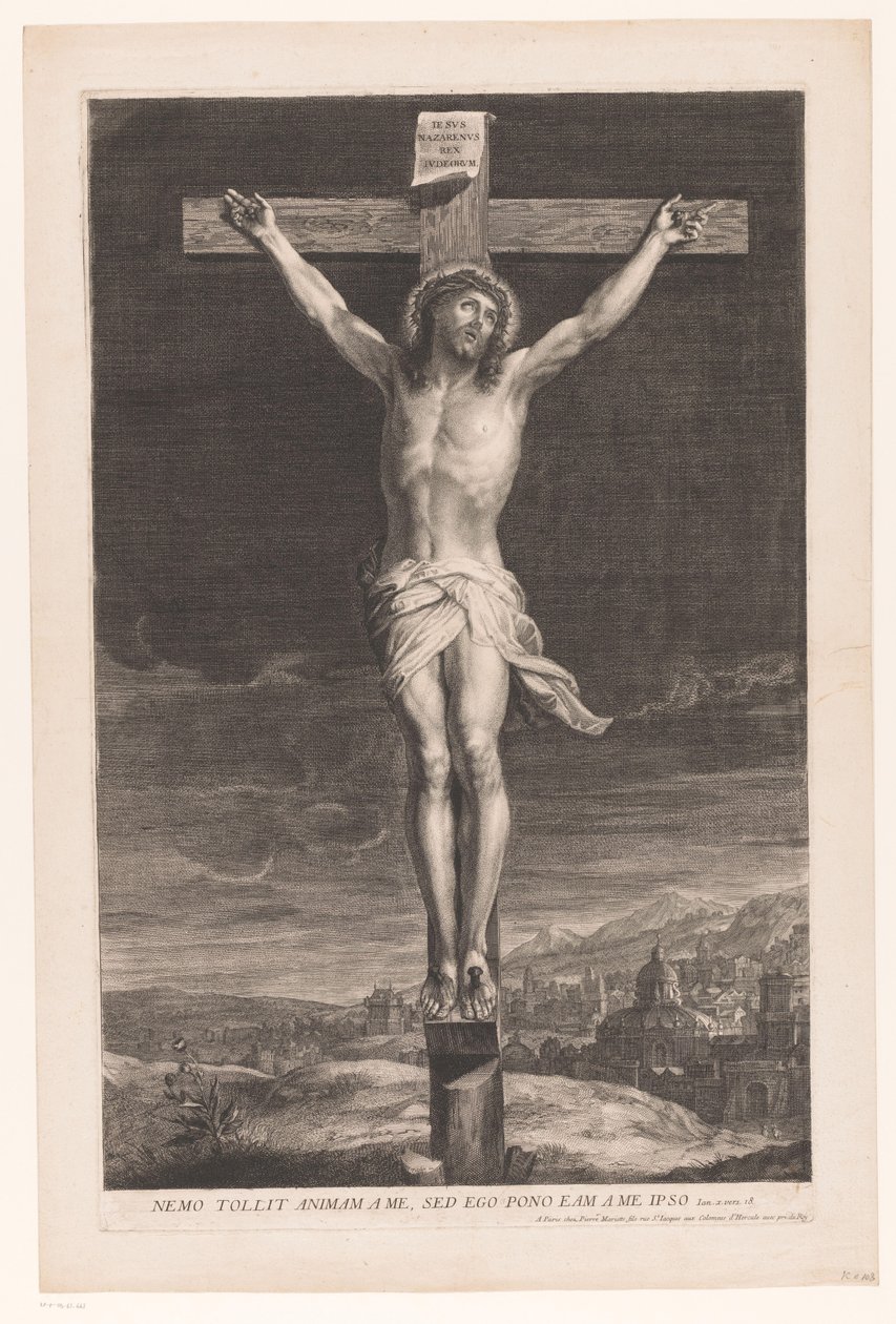Christus aan het kruis door Anonymous