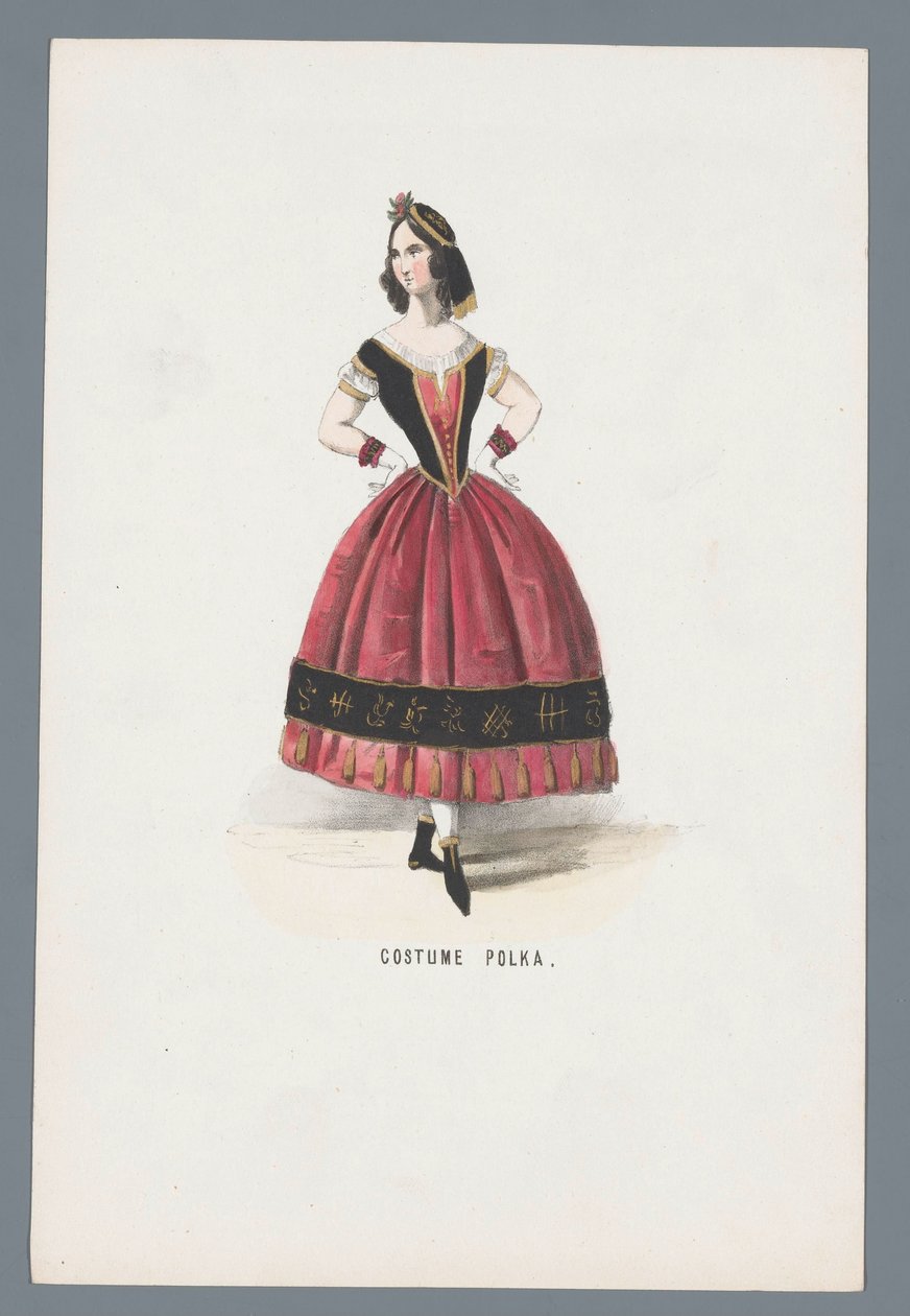 Costume Polka door Anonymous