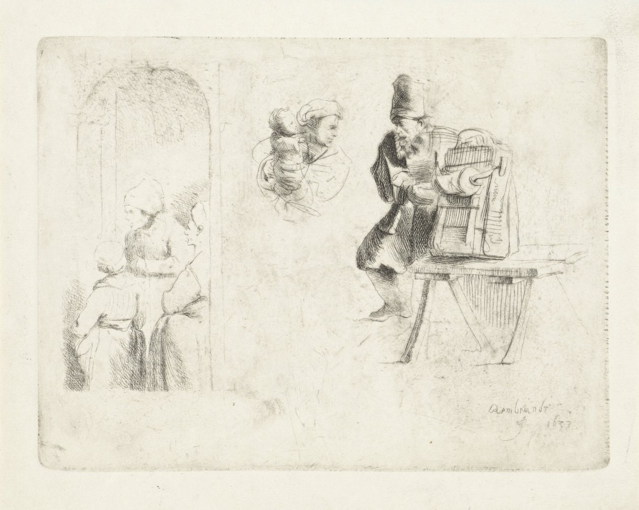 Figuurstudies door Anonymous