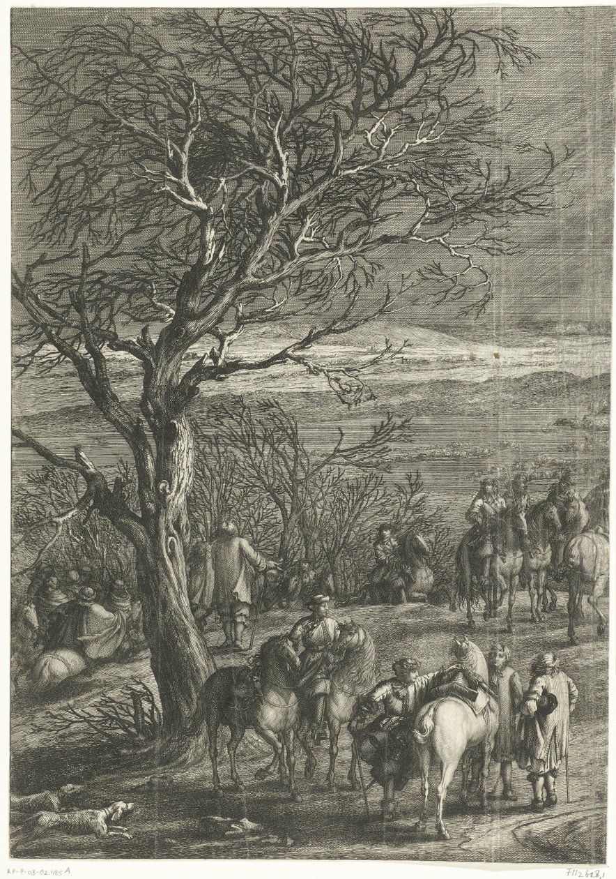 Het Franse leger voor Yperen (linkerblad), 1678 door Anonymous