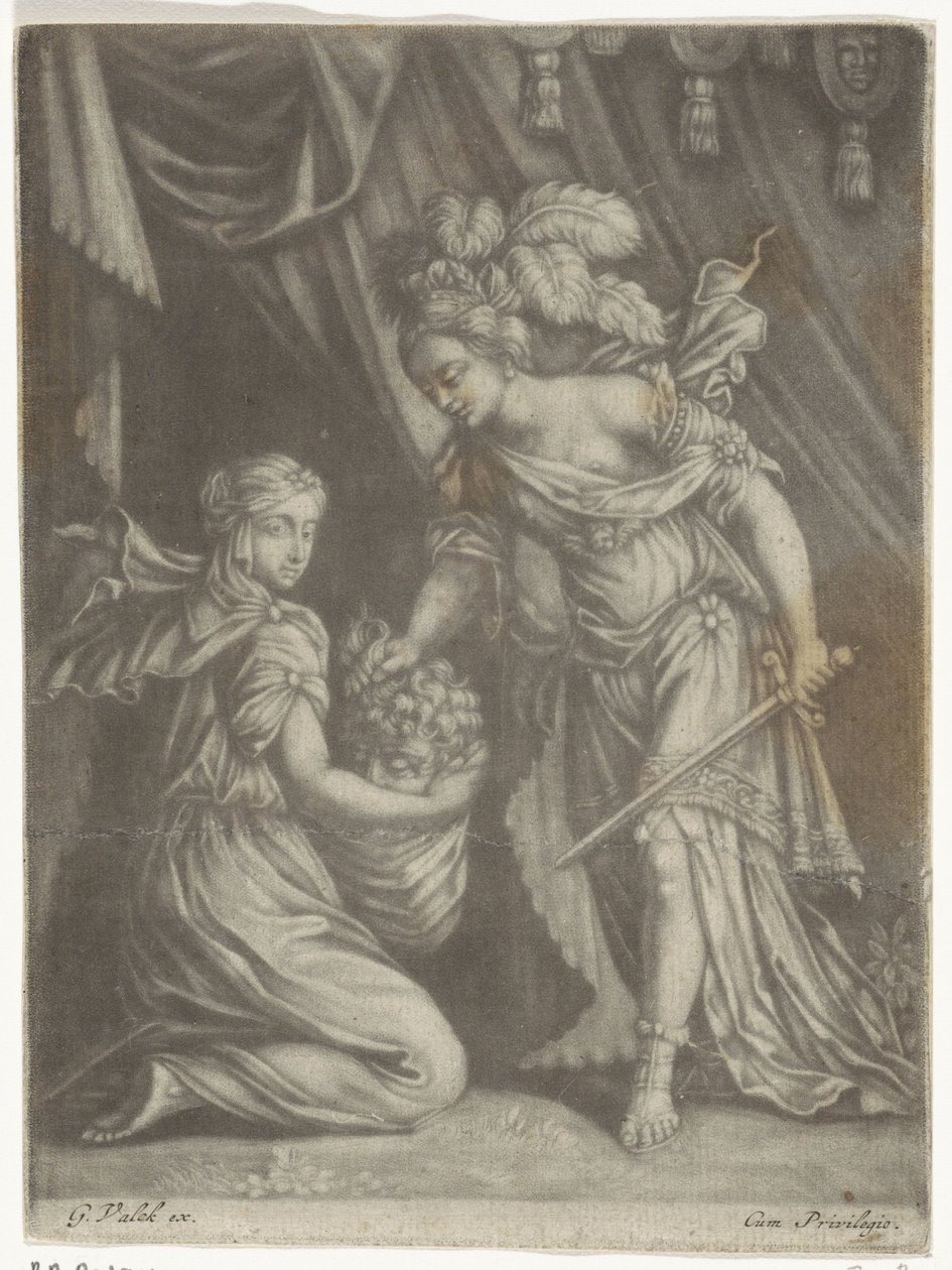 Judit met het hoofd van Holofernes door Anonymous