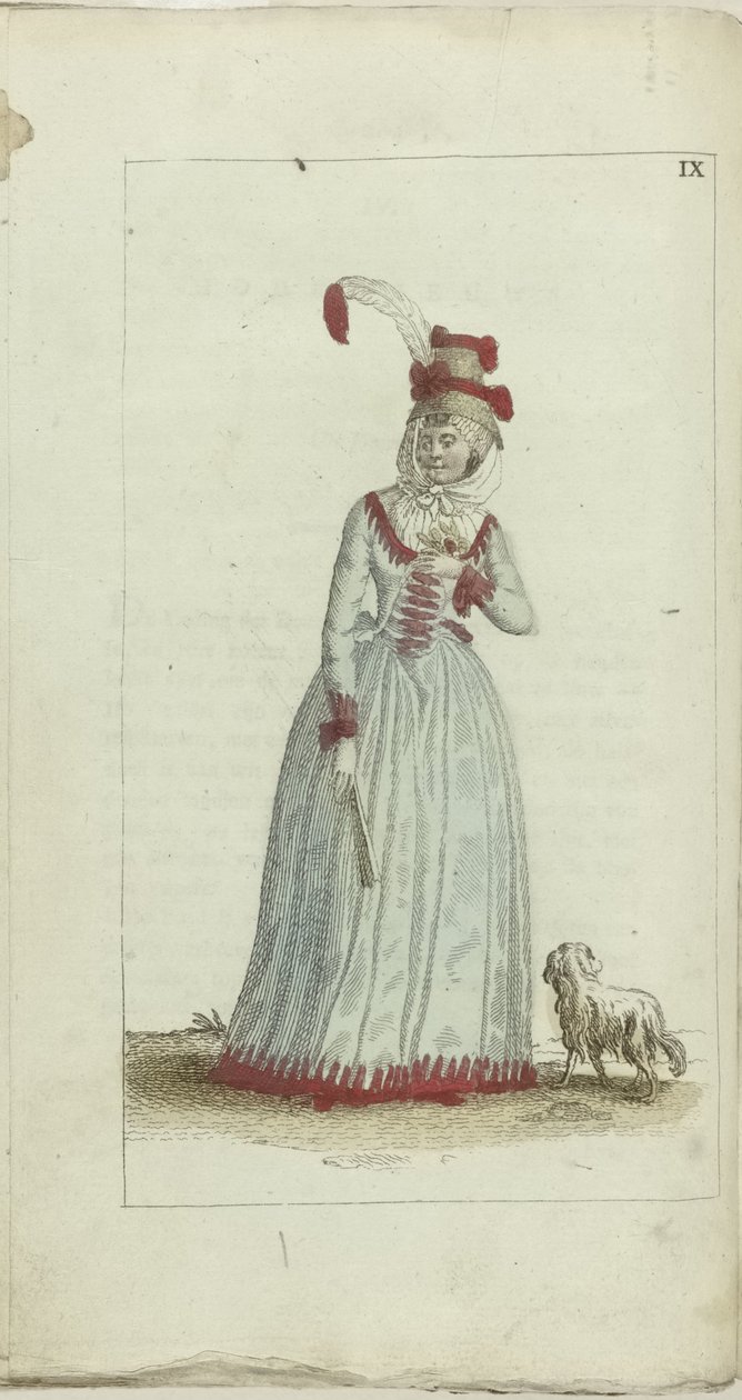 Kabinet van mode en smaak 1791, pl. IX door Anonymous