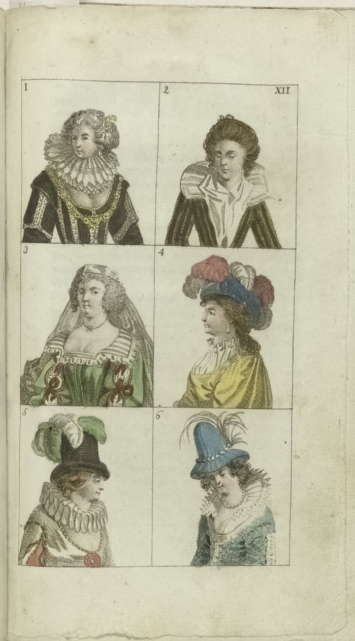 Kabinet van mode en smaak 1791, pl. XII door Anonymous