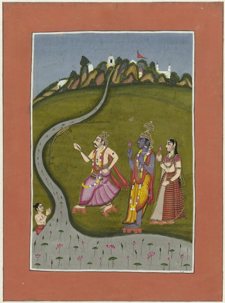 Krishna (incarnatie van Vishnu) door Anonymous
