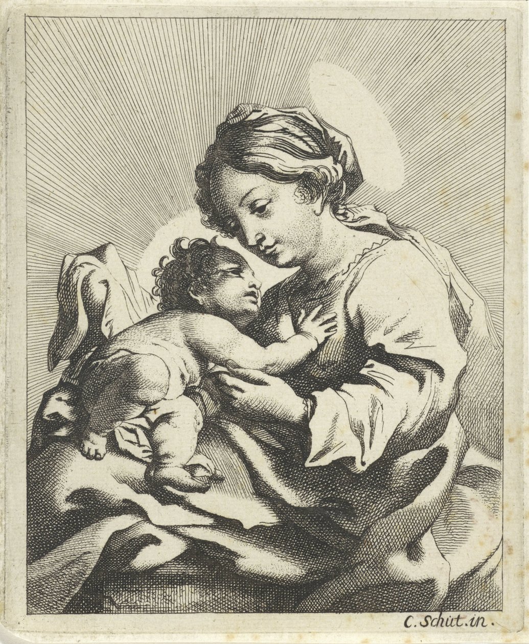 Maria met het Christuskind door Anonymous