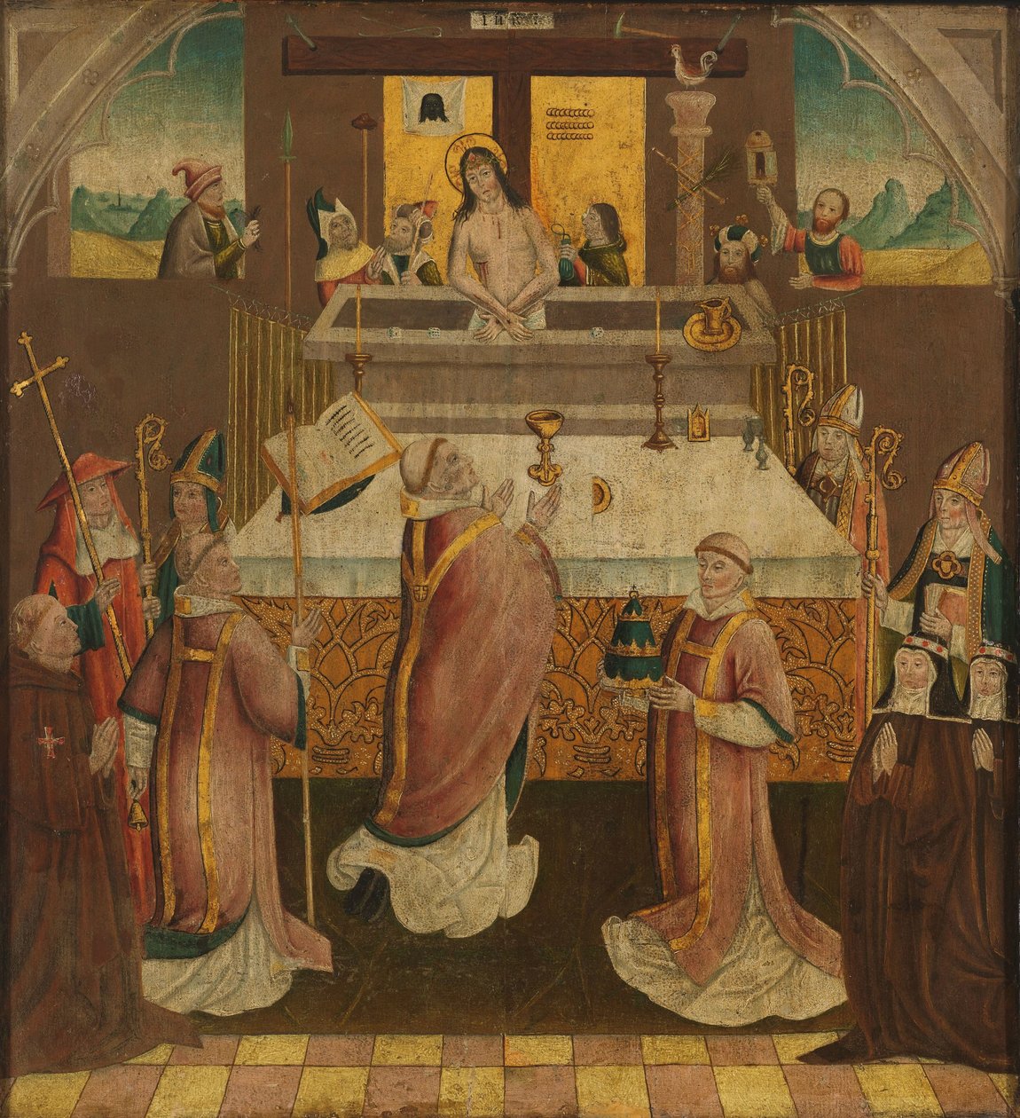 Mis van Sint Gregorius door Anonymous