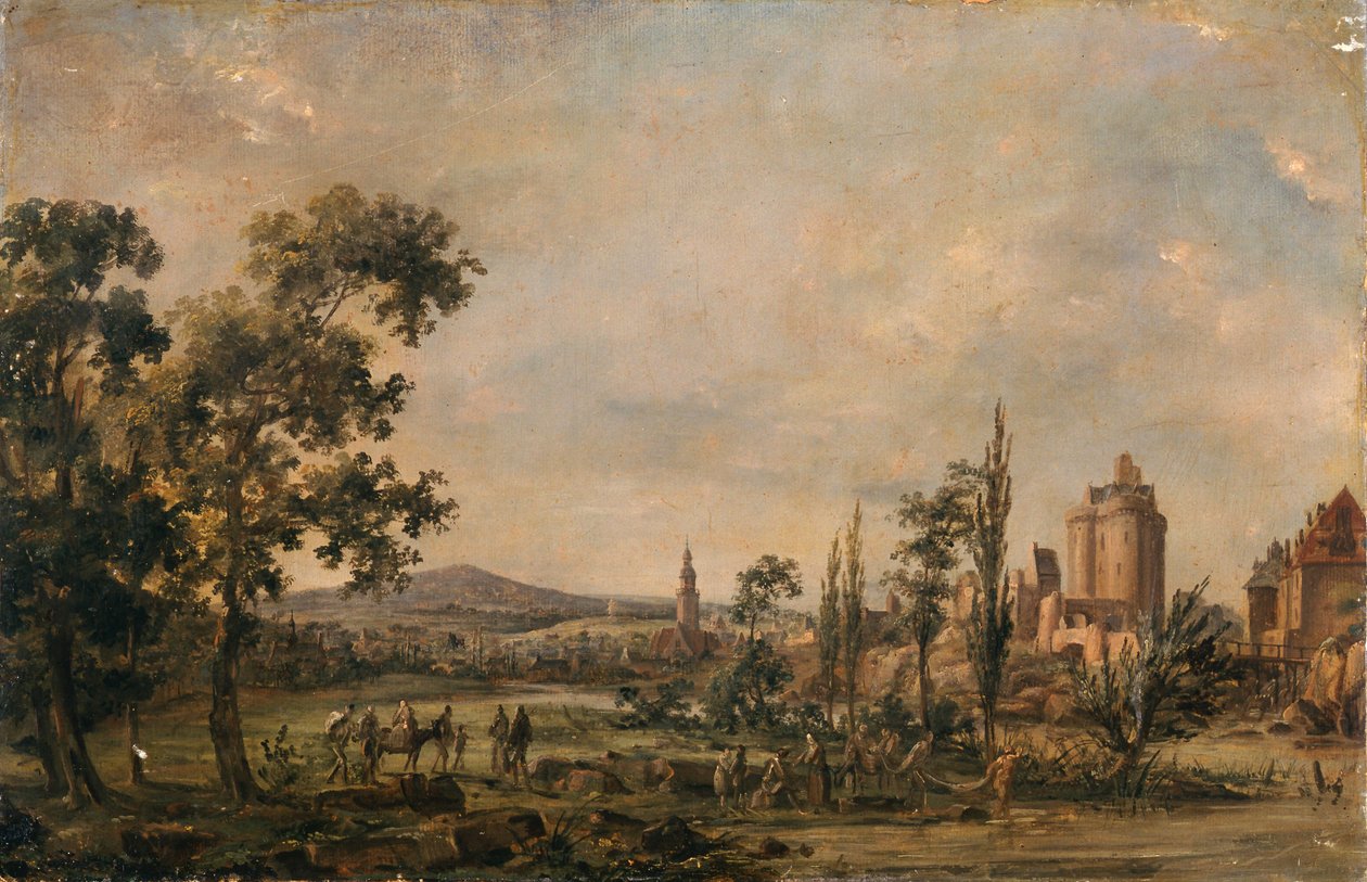 Landschap door Anonymous