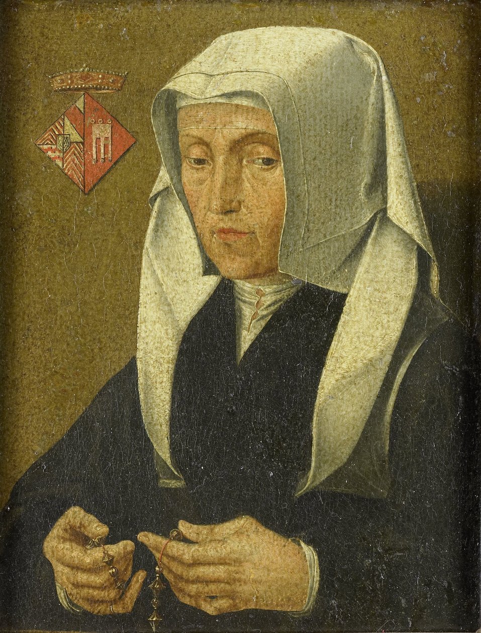 Portret van Magdalena van Werdenborgh (1464-1538) door Anonymous