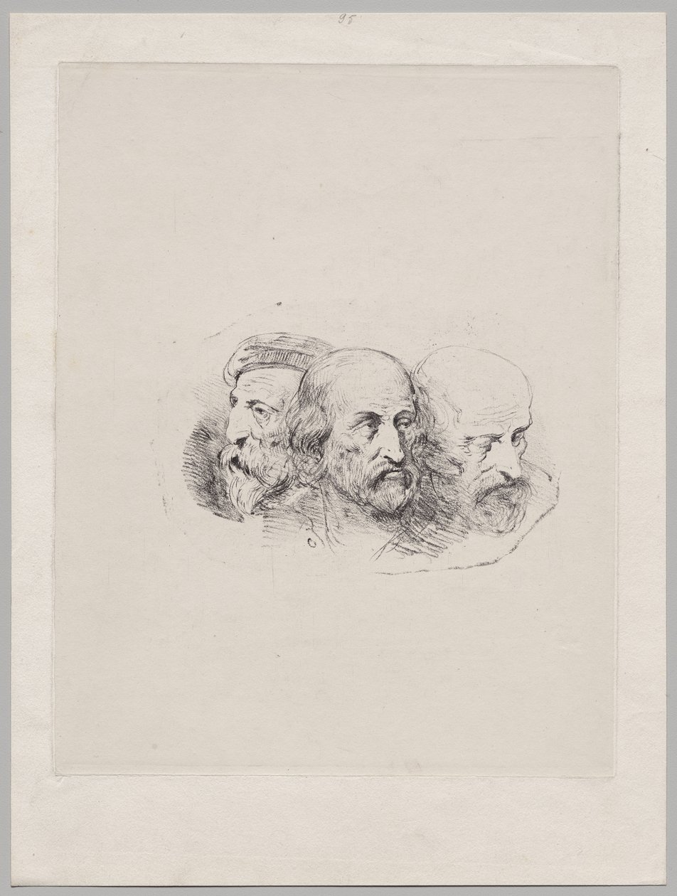 Portret van Nicolas Toussaint Charlet door Anonymous