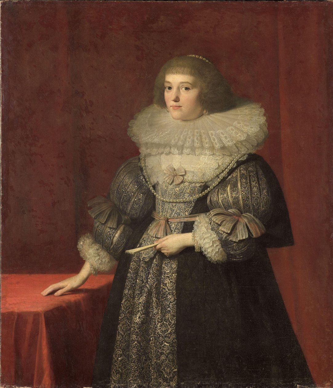 Portret van Ursula (1594-1657), gravin van Solms-Braunfels door Anonymous