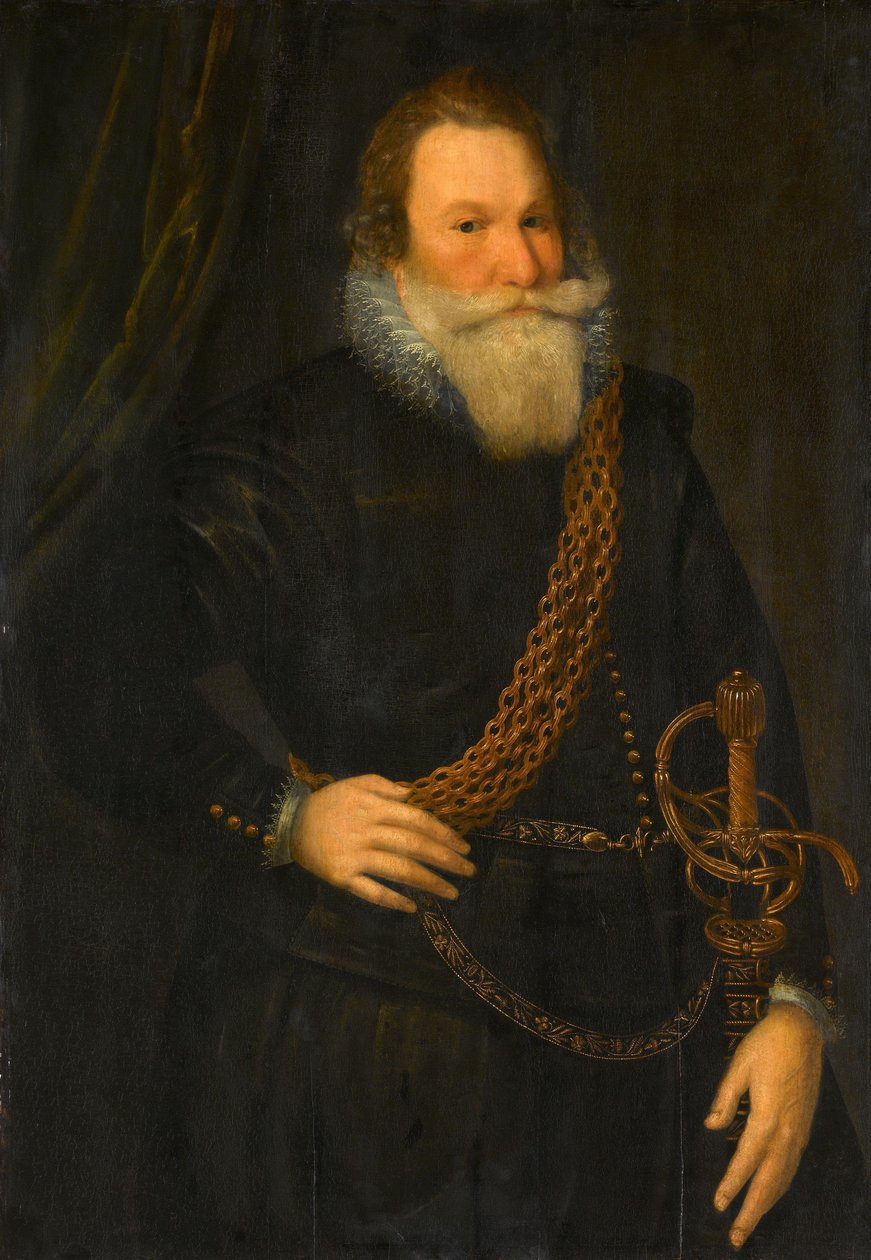 Portret van een man door Anonymous