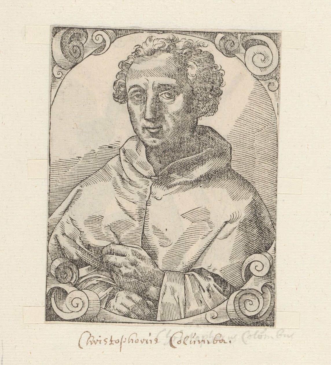 Portret van Christoffel Columbus door Anonymous