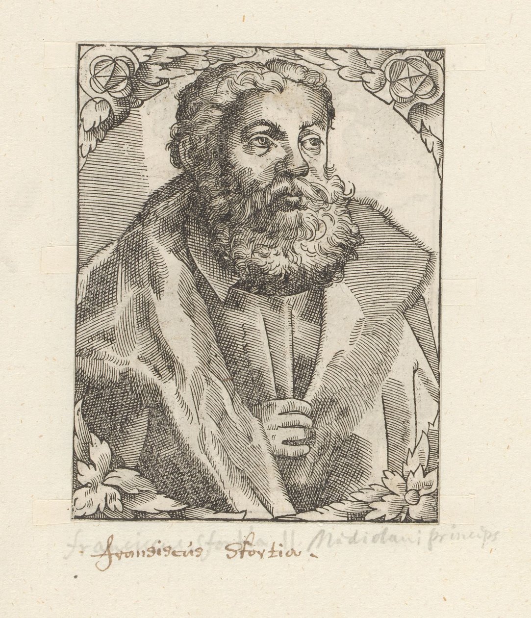 Portret van Francesco II Sforza door Anonymous