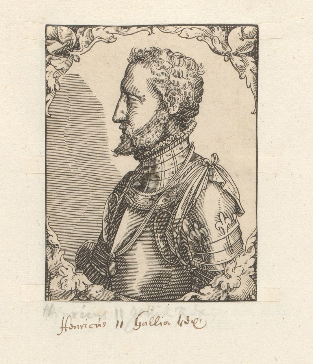 Portret van Hendrik II, koning van Frankrijk door Anonymous