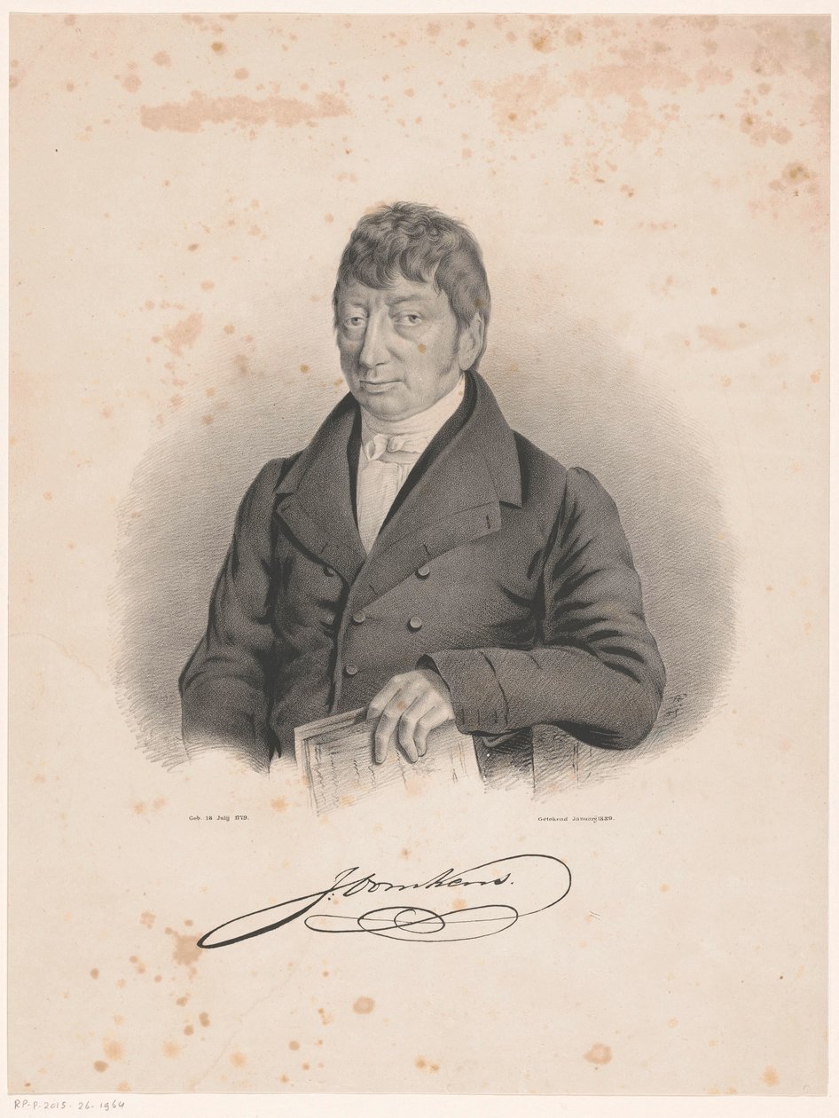 Portret van Jan Oomkens door Anonymous