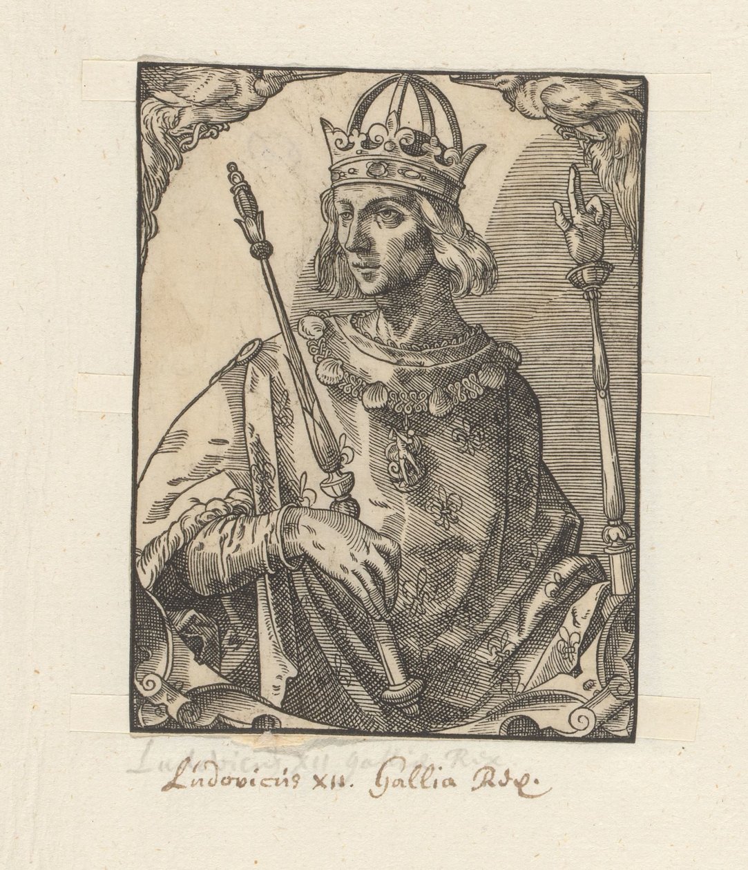 Portret van Lodewijk XII, koning van Frankrijk door Anonymous
