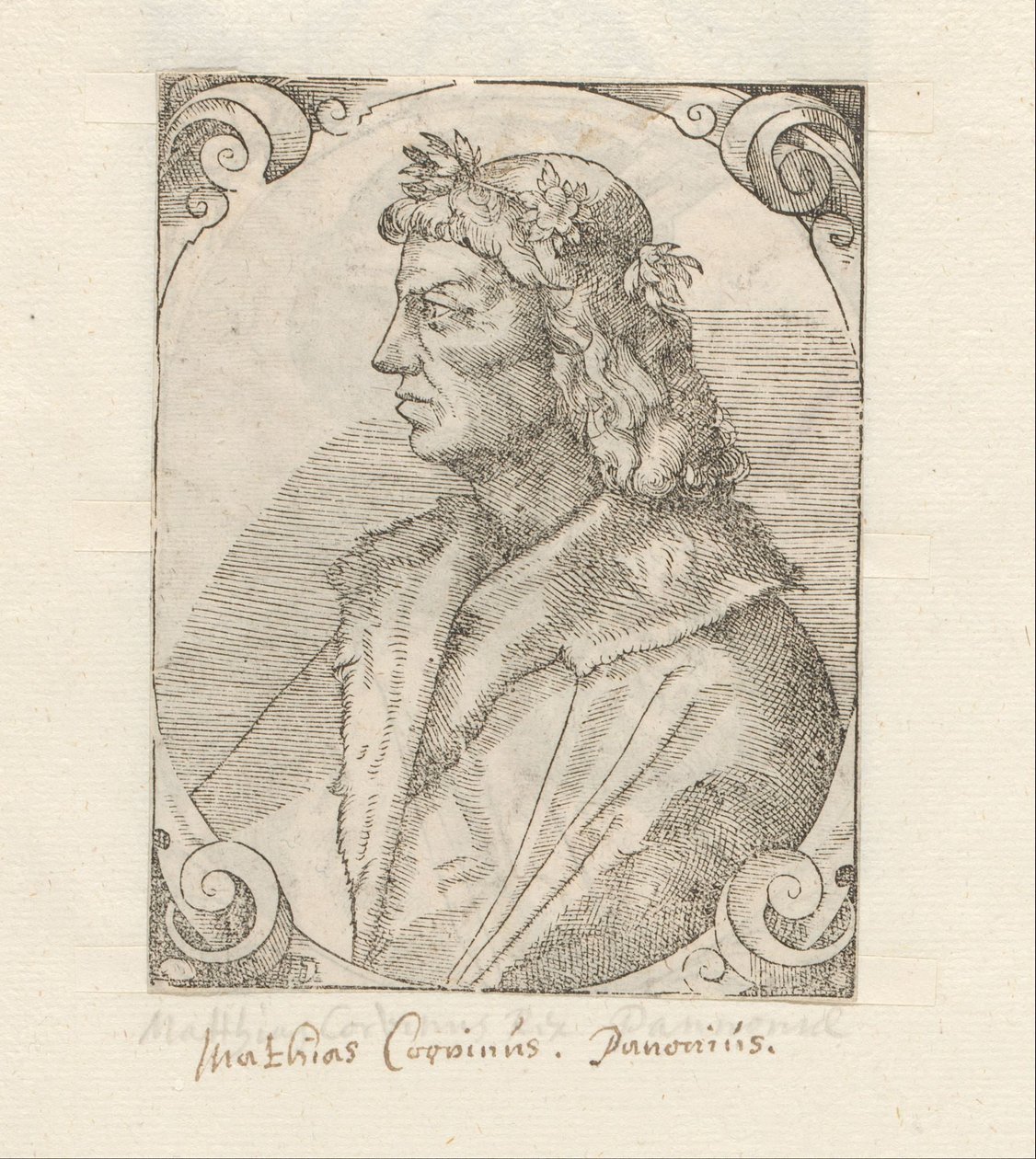 Portret van Matthias Corvinus door Anonymous