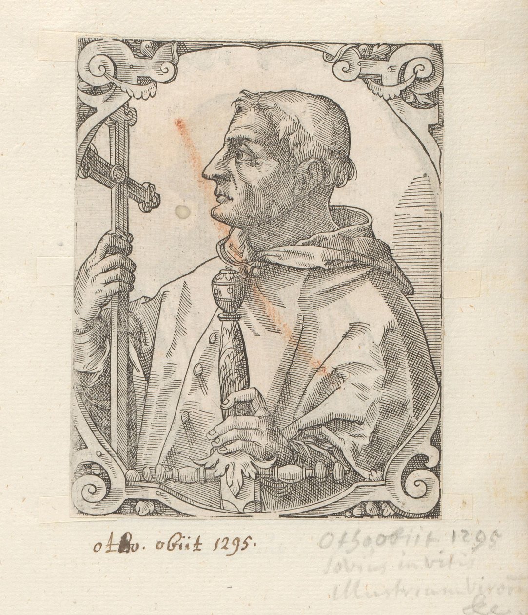 Portret van Ottone Visconti door Anonymous