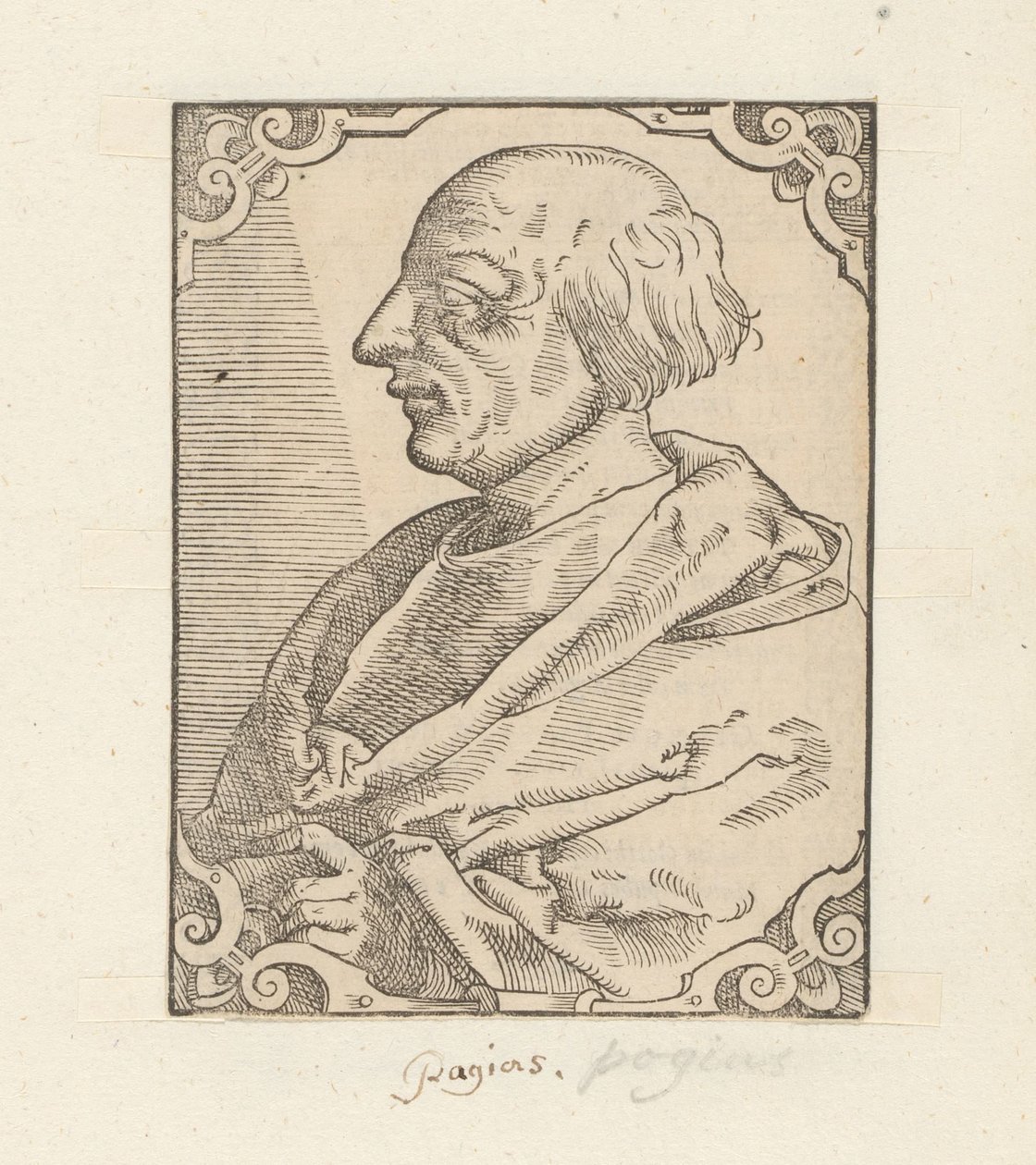 Portret van Poggio Bracciolini door Anonymous