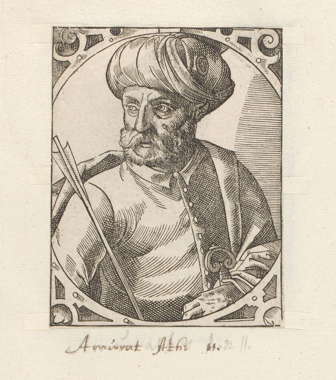 Portret van sultan Bayezid II door Anonymous