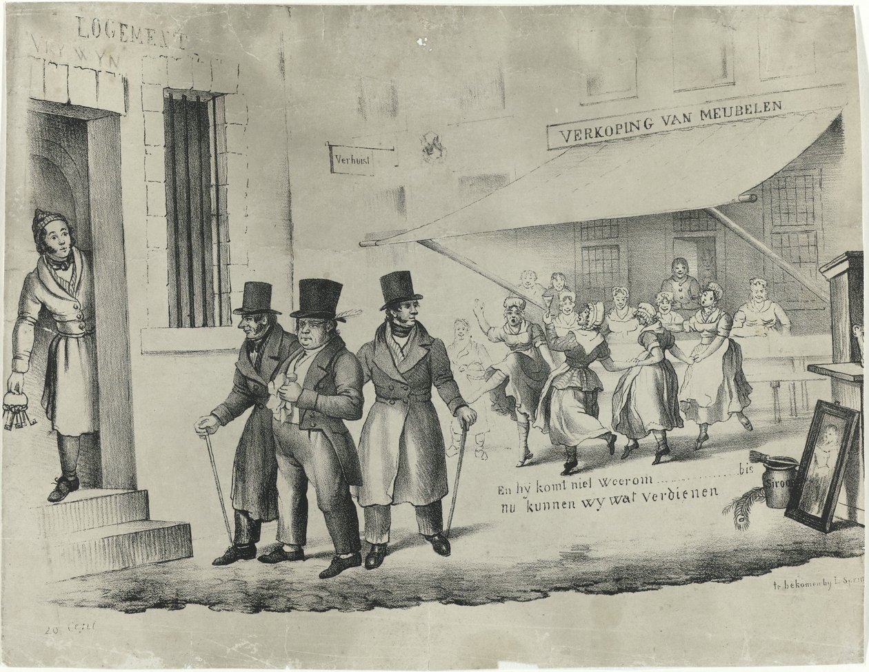 Spotprent op C. Seyn, 1838-1839 door Anonymous
