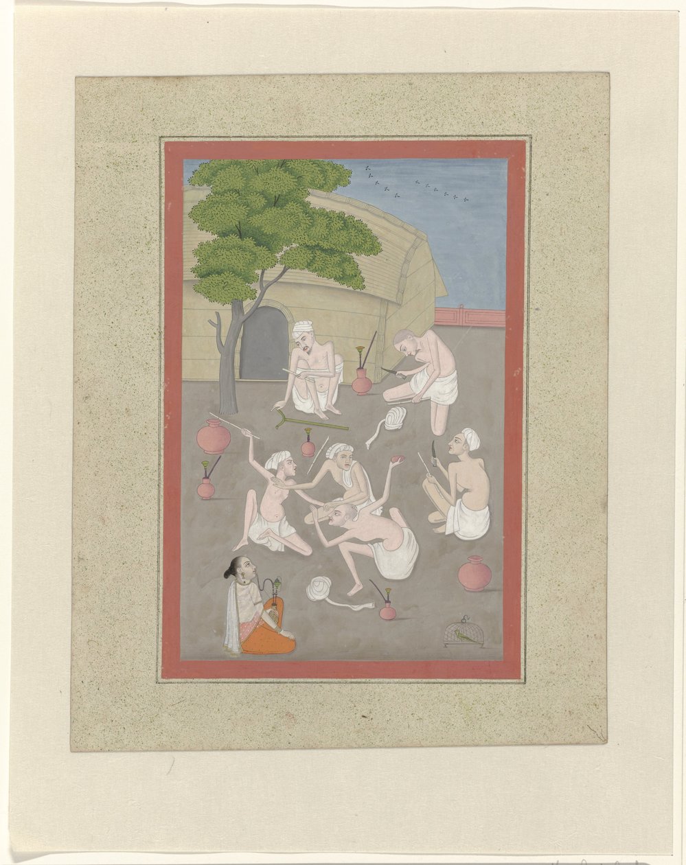 Vechtende yogi