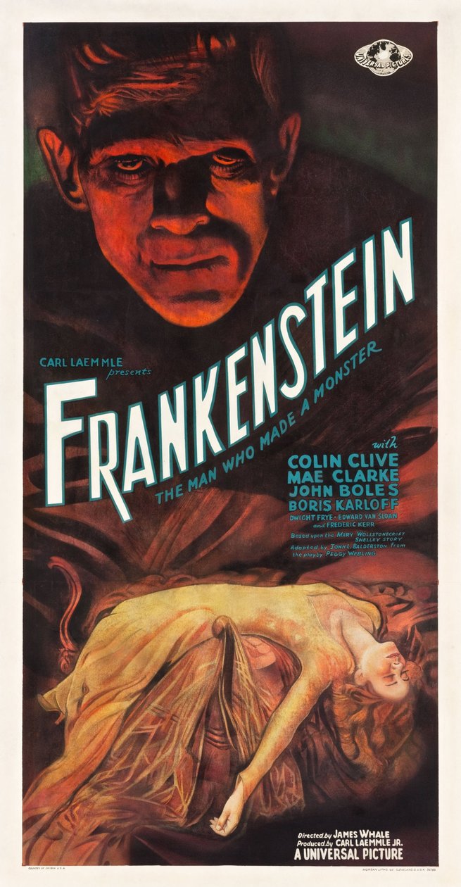 Filmposter "Frankenstein" door Anonymous Anonymous