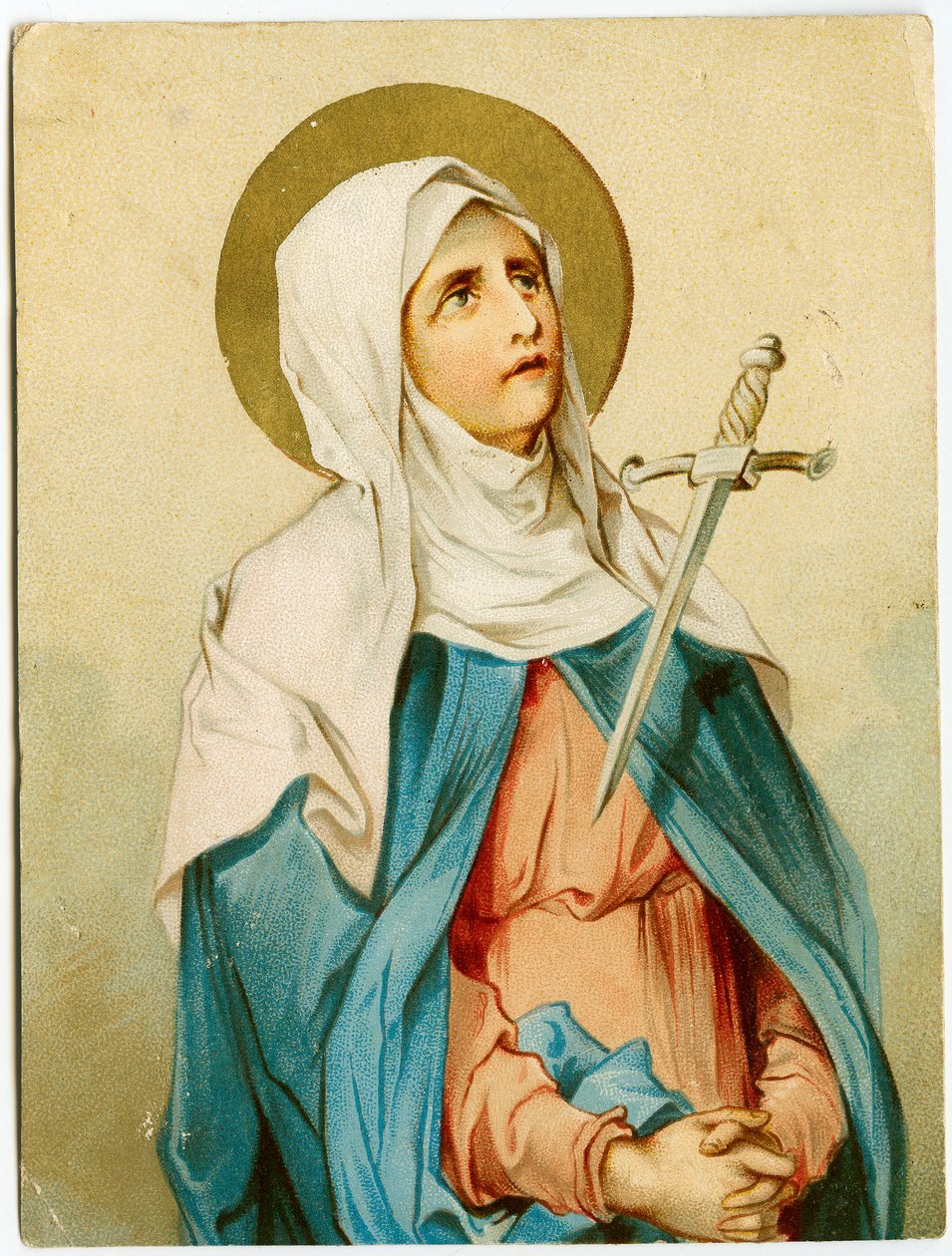 Vrome afbeelding: Mater dolorosa (chromolithografie) door Anonymous Anonymous