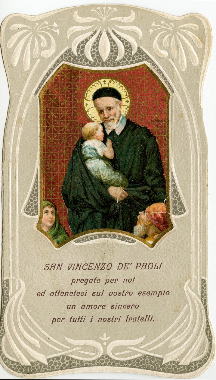 Vrome afbeelding: Sint Vincentius van Paulo door Anonymous Anonymous