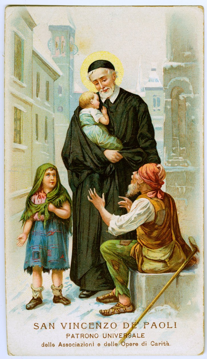 Sint Vincentius van Paul door Anonymous Anonymous