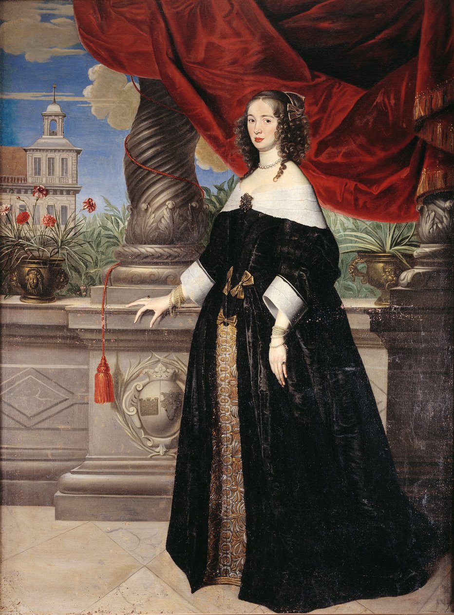 Anna Margareta von Haugwitz (1622 – 73) door Anselmus van Hulle
