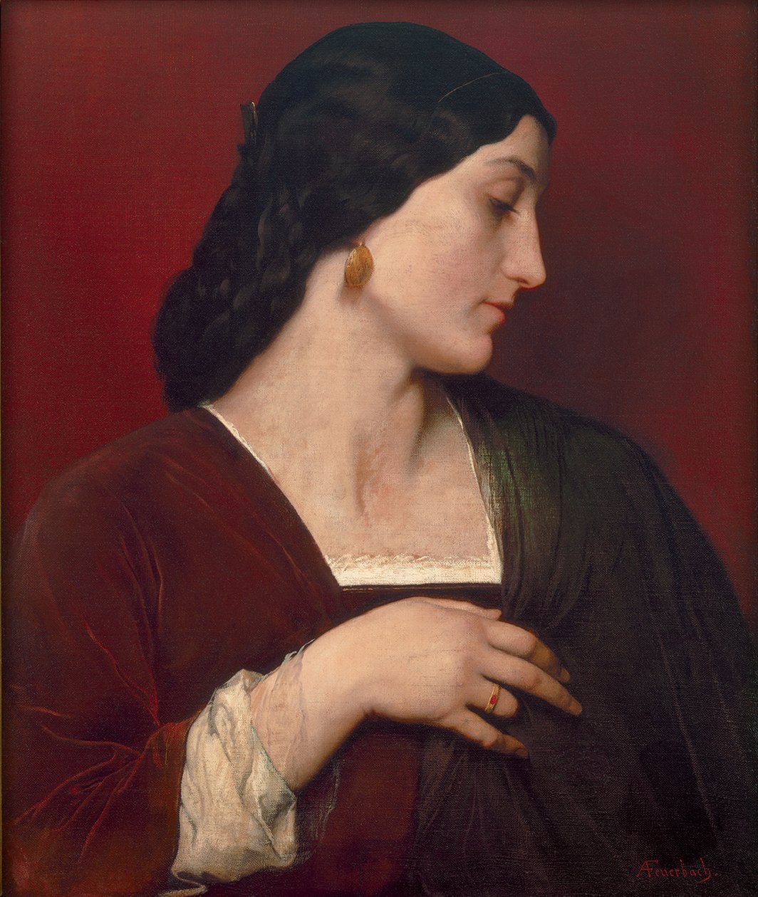 Nanna door Anselm Feuerbach