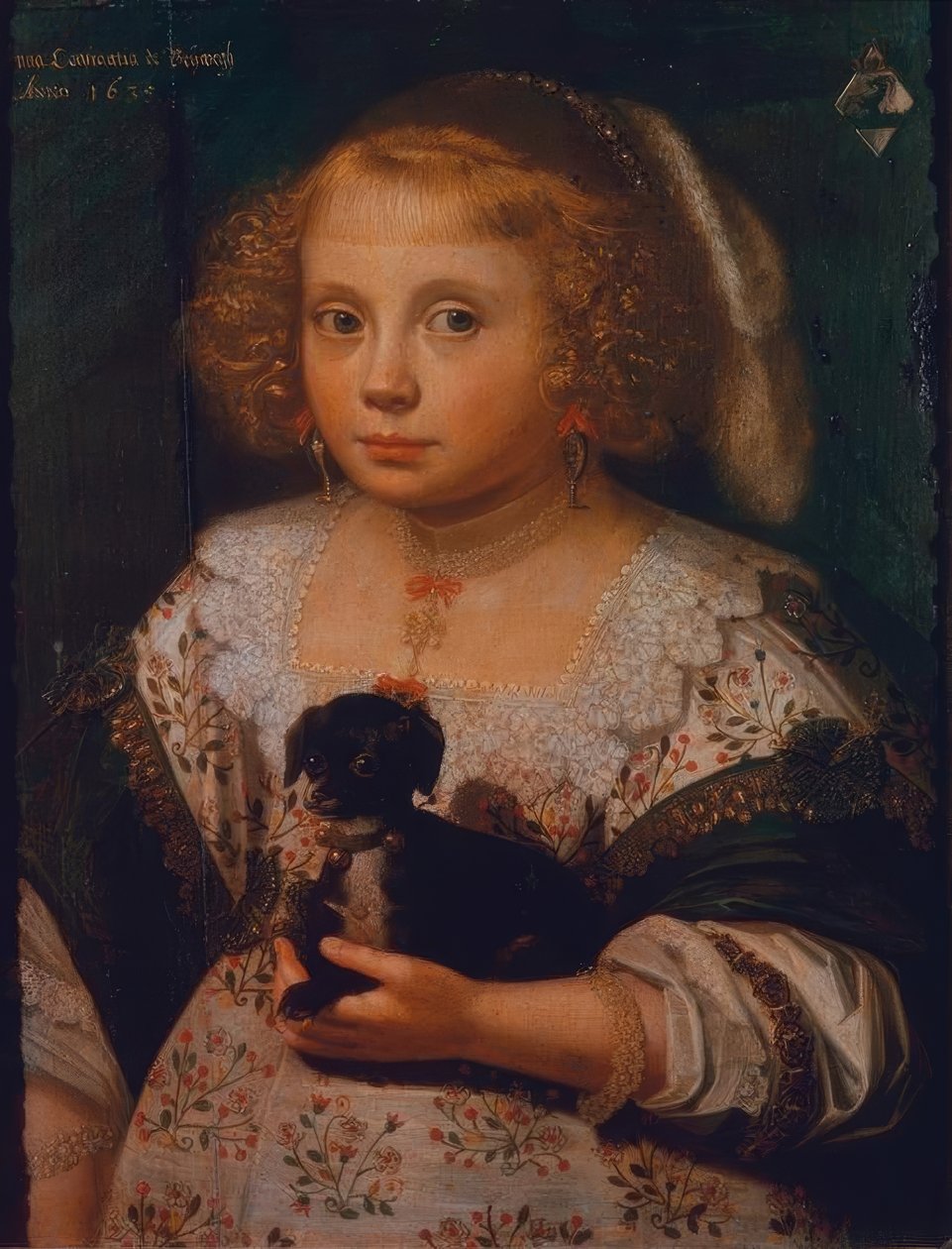 Kinderportret van Anna Constantia de Beijwegh door Anthonie Palamedesz