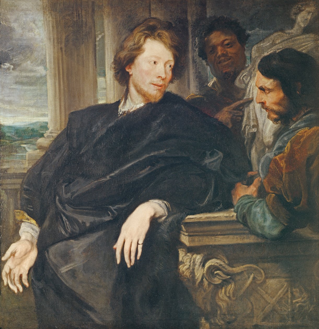 Portret van Rubens door Anthony van Dyck