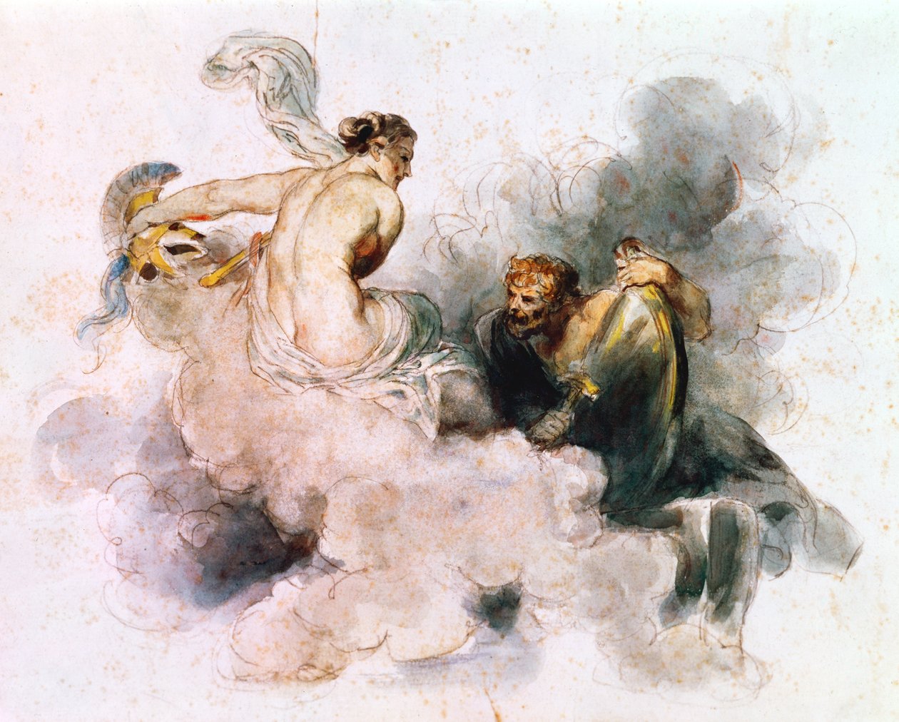 Venus en Vulcanus door Anthony van Dyck