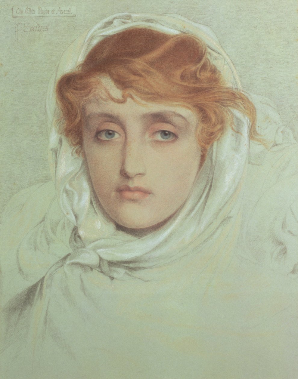 De Witte Maagd van Avenel, 1902 door Anthony Frederick Augustus Sandys