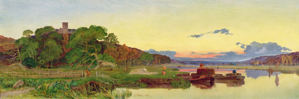 Whitlingham, Norfolk, 1860 door Anthony Frederick Augustus Sandys