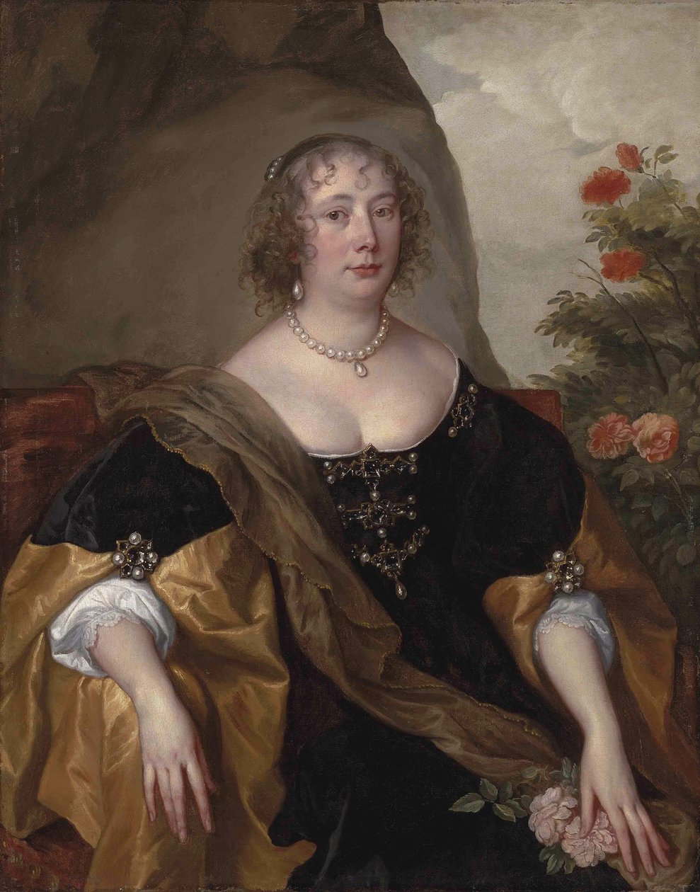 Beatrice, gravin van Oxford door Anthony van Dyck