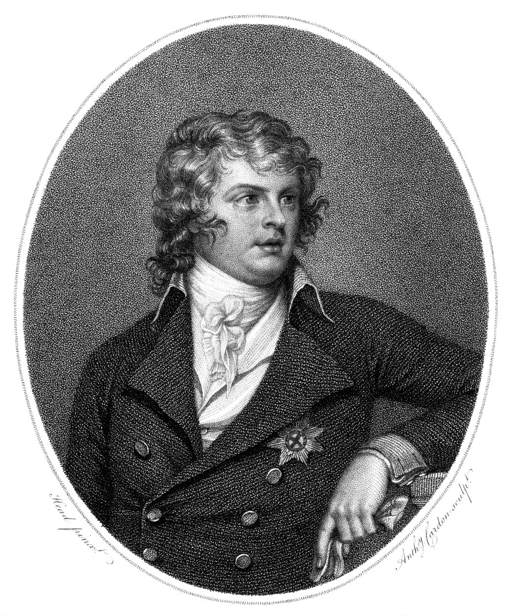 Prins Augustus Frederik, 1801 door Anthony Cardon