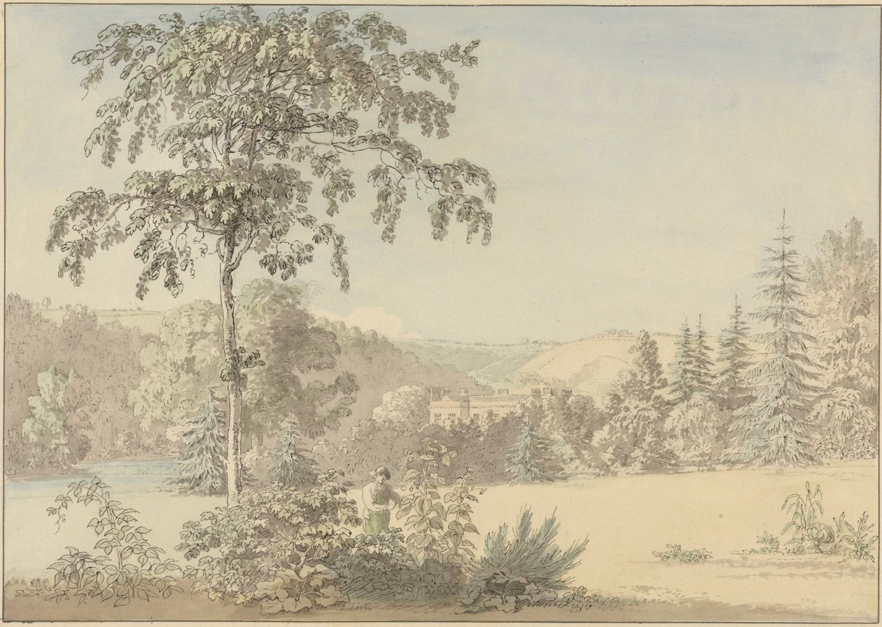 Het Huis van de Heer Godschall door Anthony Devis