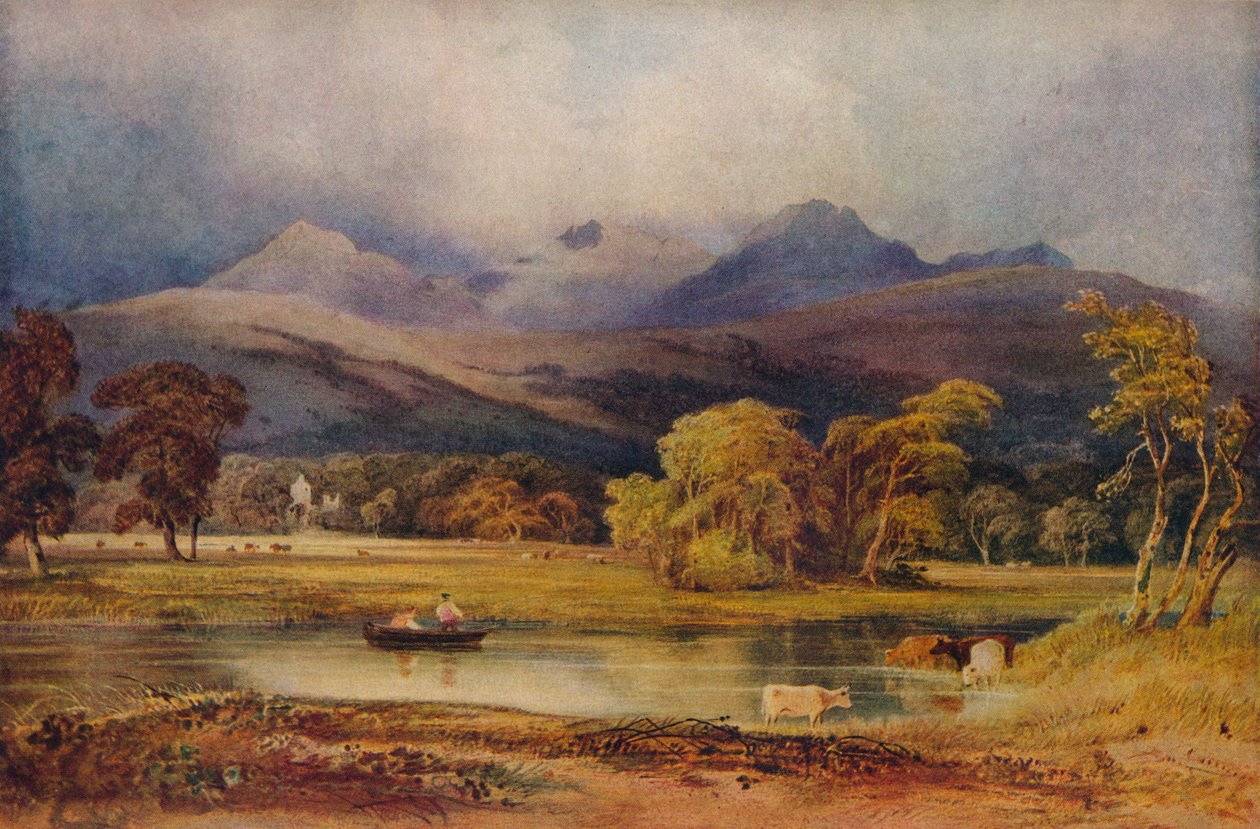 Glen Finlass, c1846 door Anthony Vandyke Copley Fielding