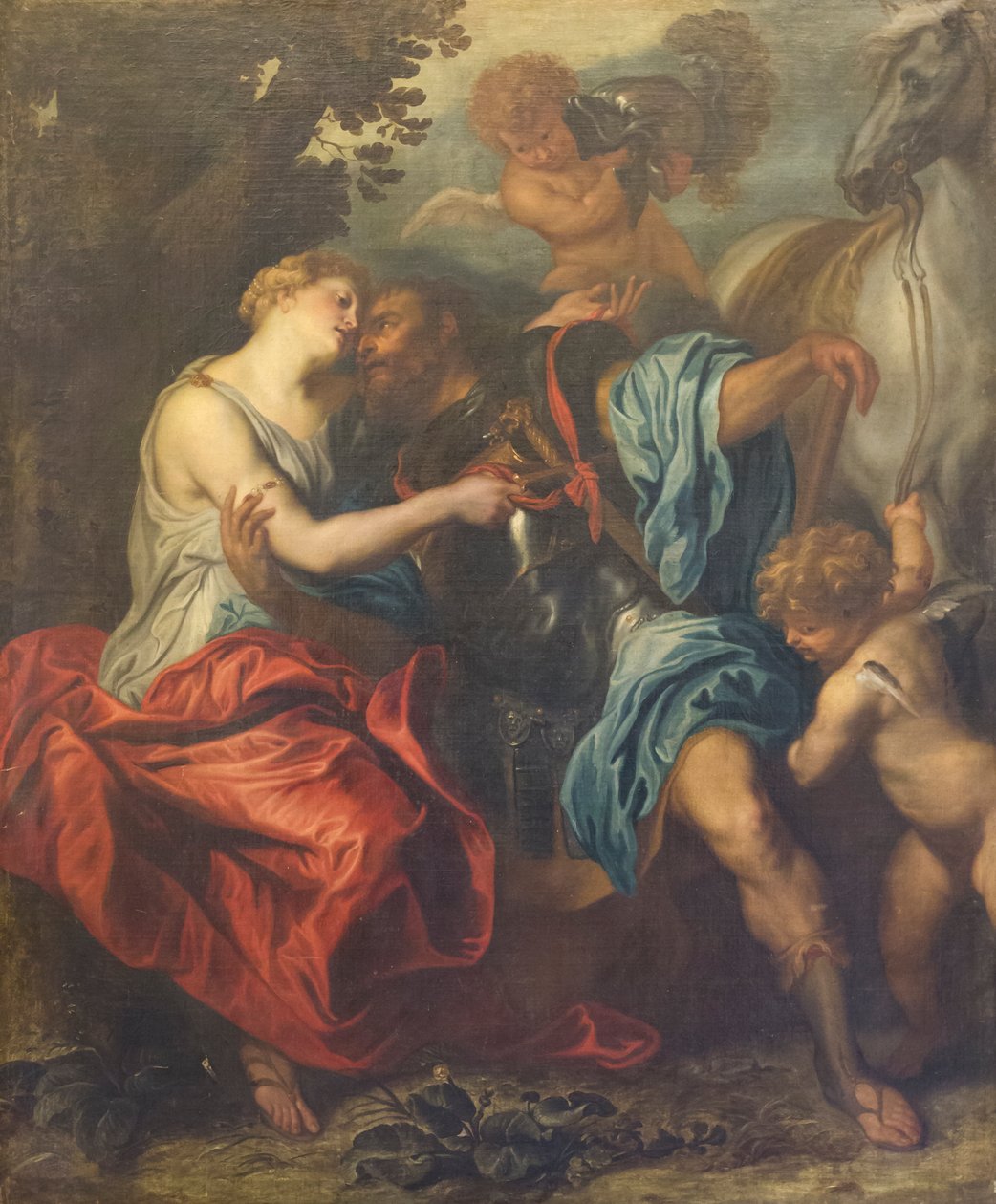 Mars en Venus door Anthony van (school of) Dyck