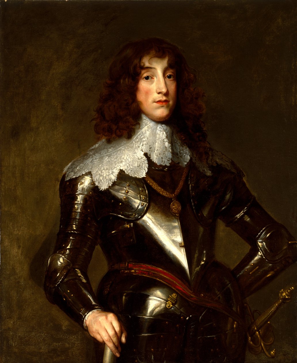 Charles Louis, keurvorst van de Palts door Anthony van Dyck