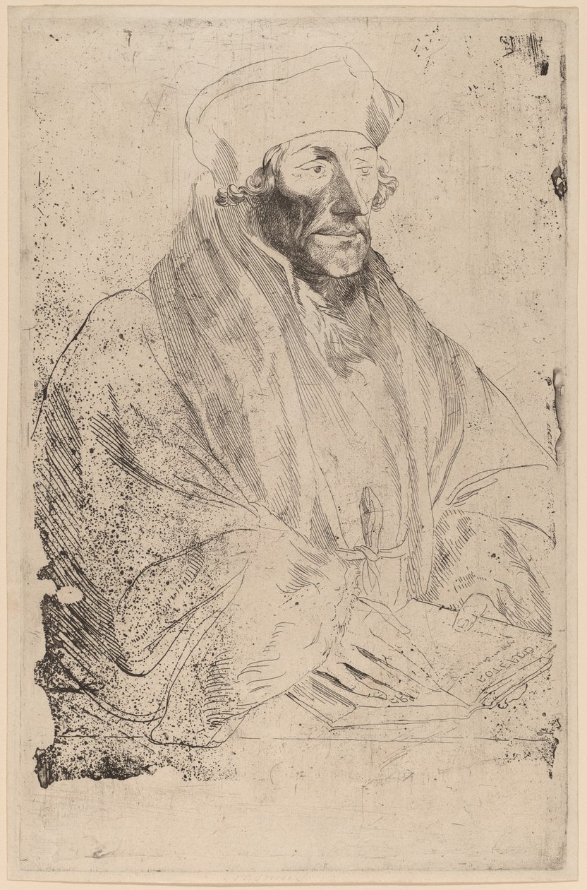 Erasmus van Rotterdam, waarschijnlijk 1626-1641 door Anthony van Dyck