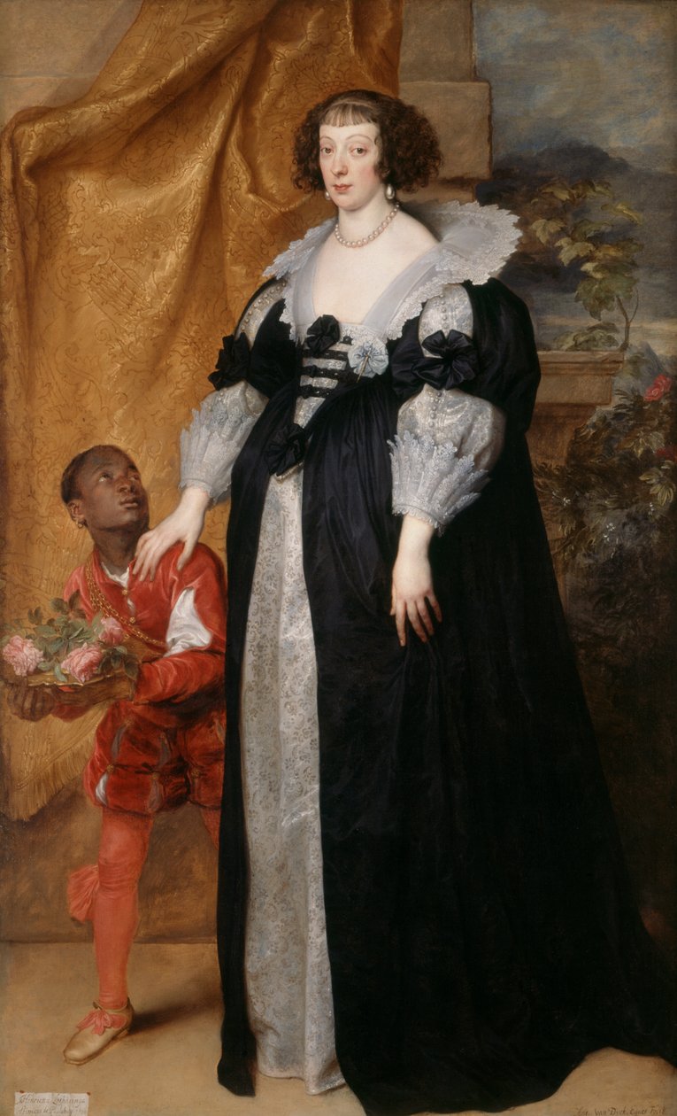 Henrietta van Lotharingen door Anthony van Dyck