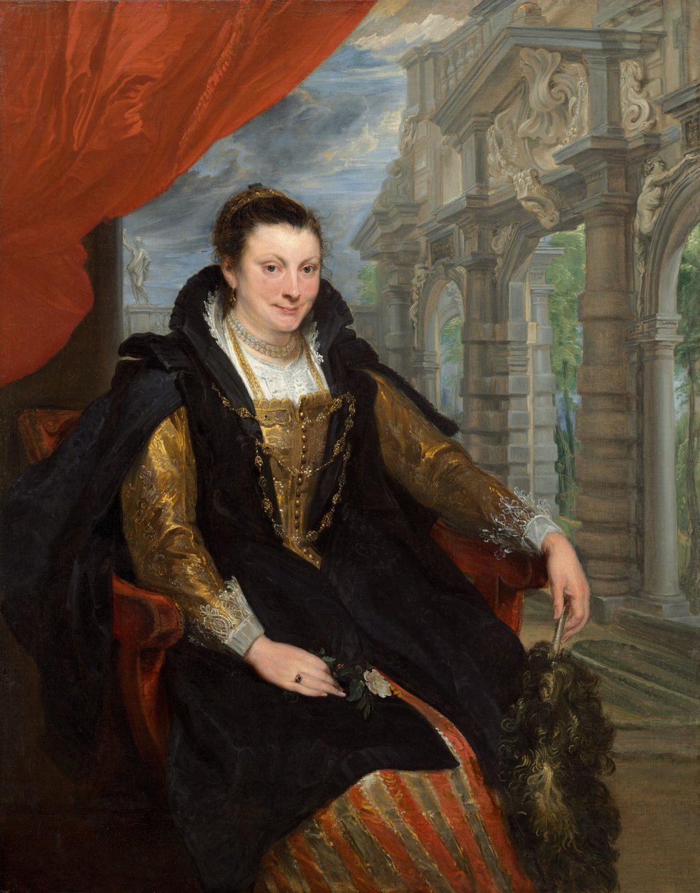 Isabella Brant, 1621 door Anthony van Dyck