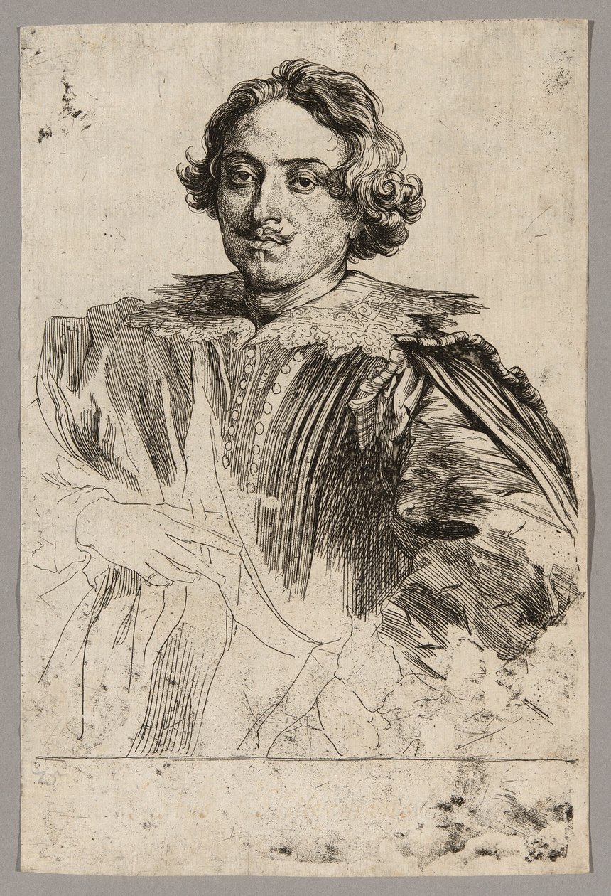 Justus Sustermans door Anthony van Dyck